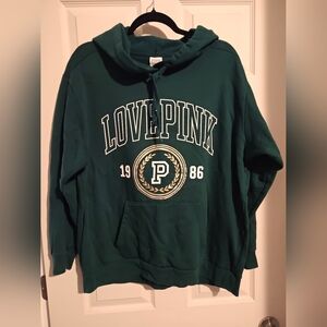 PINK Victoria's Secret Dark Green Hoodie